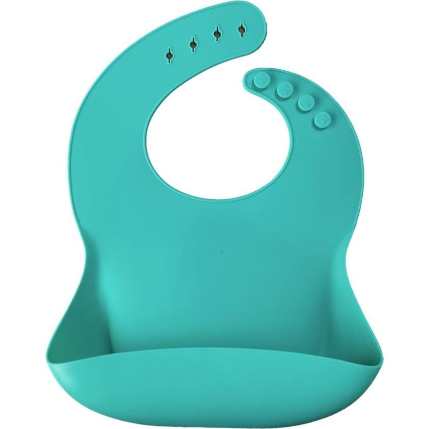 Conjunto de Alimentación Silicona MinikOiOi Verde Aqua +6m