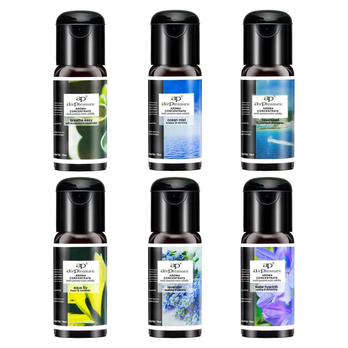 Set de Aceites Esenciales ap airpleasure 6x15ml Aromaterapia