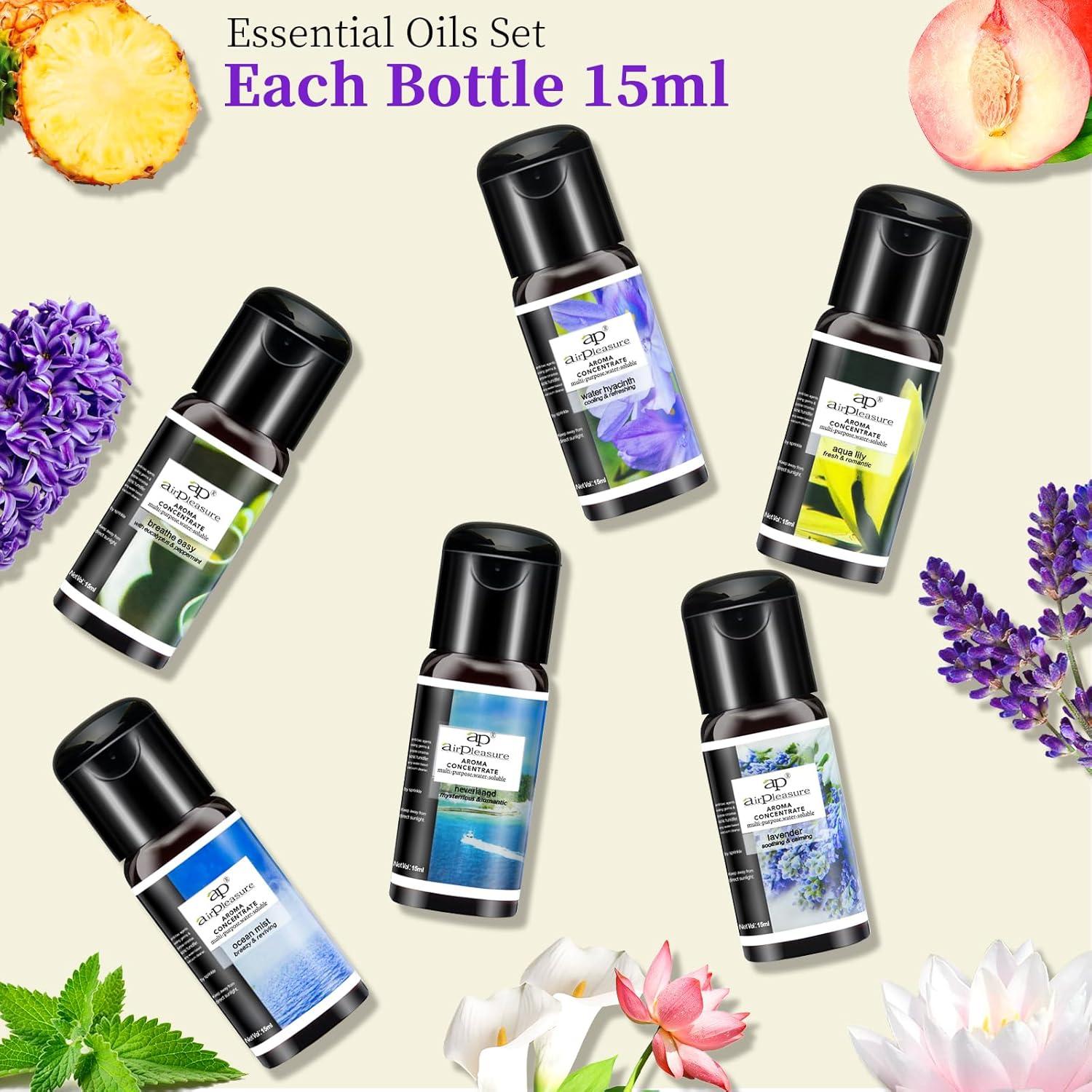 Set de Aceites Esenciales ap airpleasure 6x15ml Aromaterapia