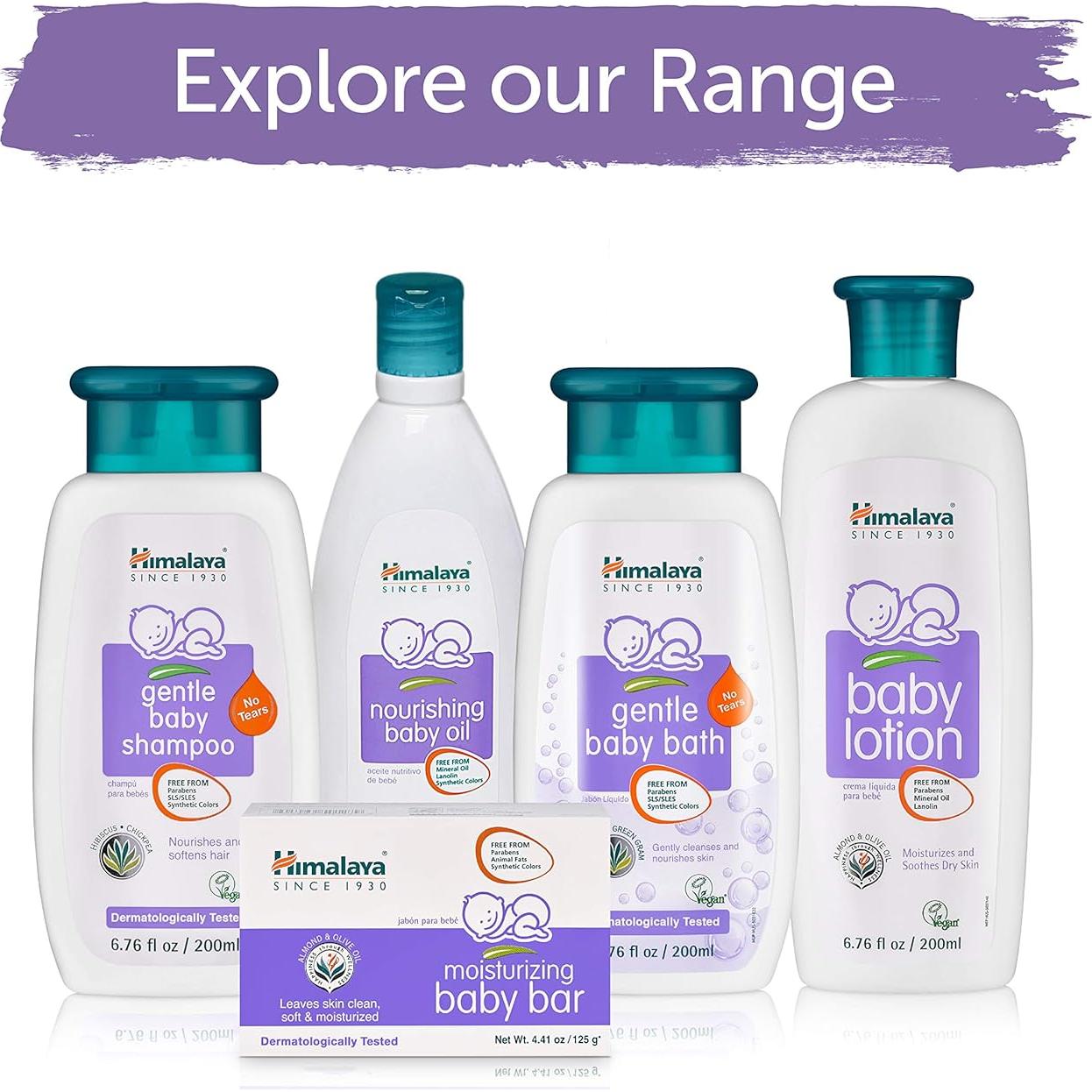 Jabón para Bebés Himalaya Suave 200 ml - Libre de Parabenos