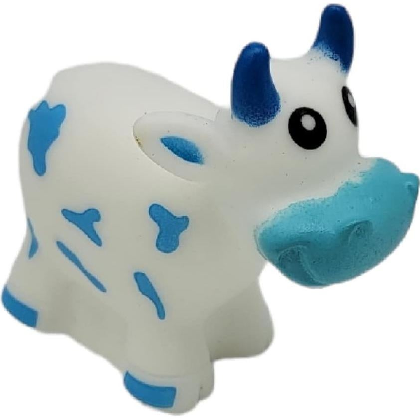 Vacas de goma coloridas que lanzan agua - Juguete de baño 12 unidades