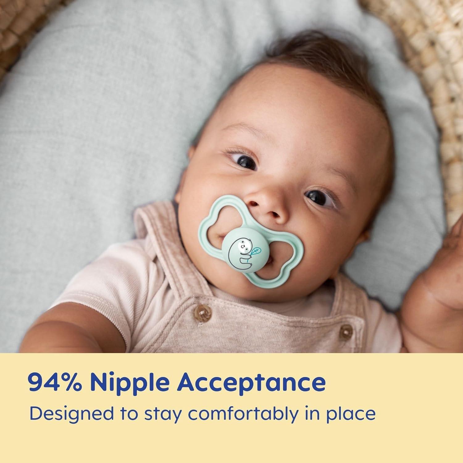 Chupetes MAM Air para Bebés 6-16 Meses Piel Sensible - 4 Piezas