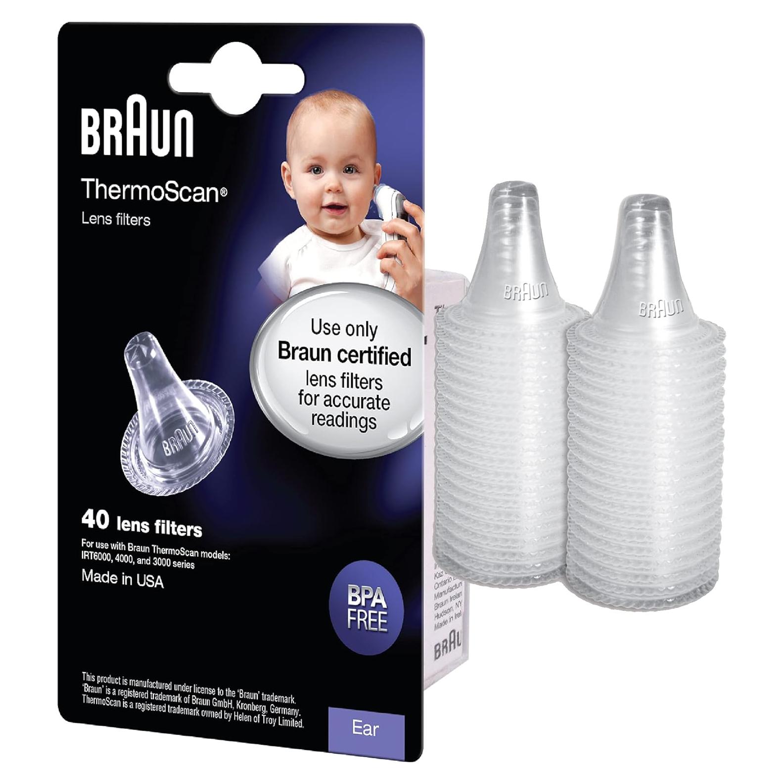 Filtros de Lente Braun ThermoScan 40 Cubiertas Desechables