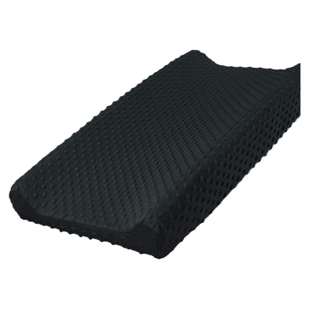 Funda de Cambiador Owlowla Minky Suave Negra 40x81 cm