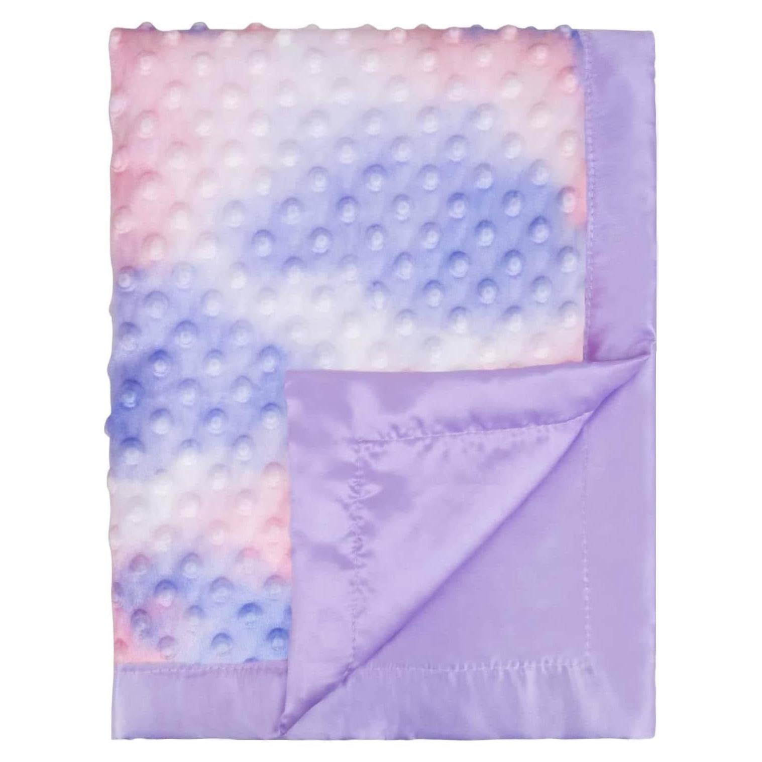 Manta de Satén Sedoso BEILIMU 76x102 cm Diseño Tie Dye