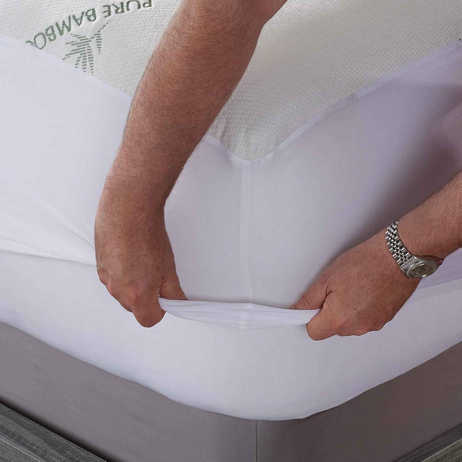 Protector de Colchón Completo Pure Bamboo Impermeable 137x191 cm