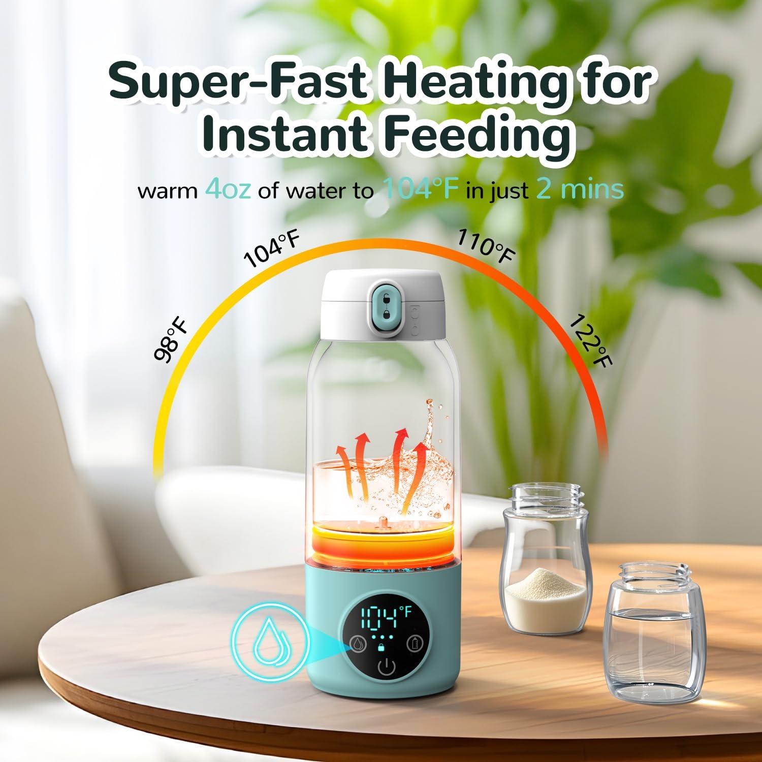 Calentador de Botellas Portátil Allbean 500ml para Bebés