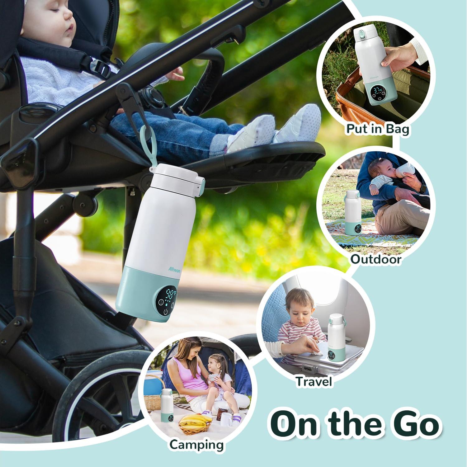 Calentador de Botellas Portátil Allbean 500ml para Bebés