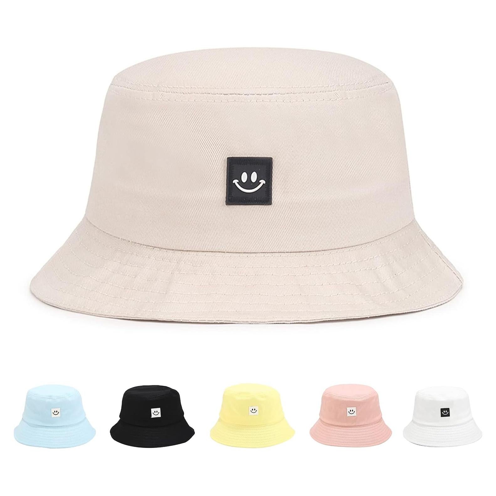 Sombrero de Sol Infantil AJG Unisex Algodón Beige Protección UV