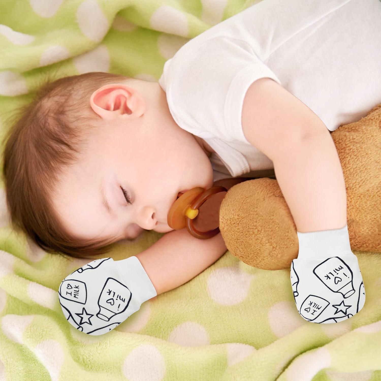 Manoplas Antirrasguños para Bebés ONESING - 6 Pares Multicolor