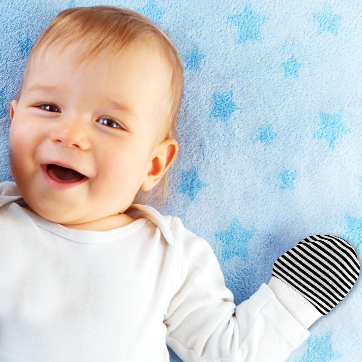 Manoplas Antirrasguños para Bebés ONESING - 6 Pares Multicolor