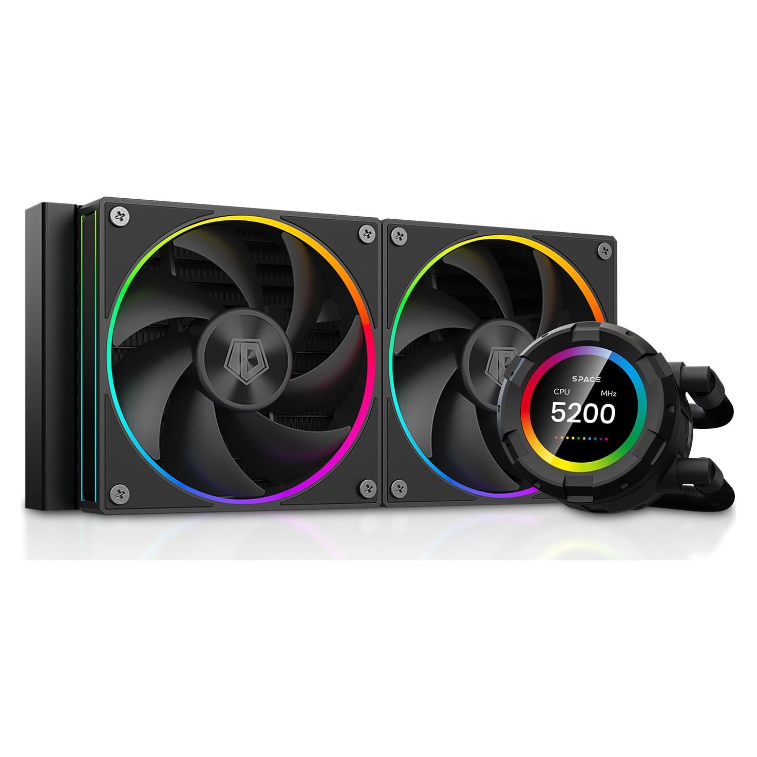 Enfriador Líquido AIO ID-COOLING SL240 240mm ARGB LCD 2.1"