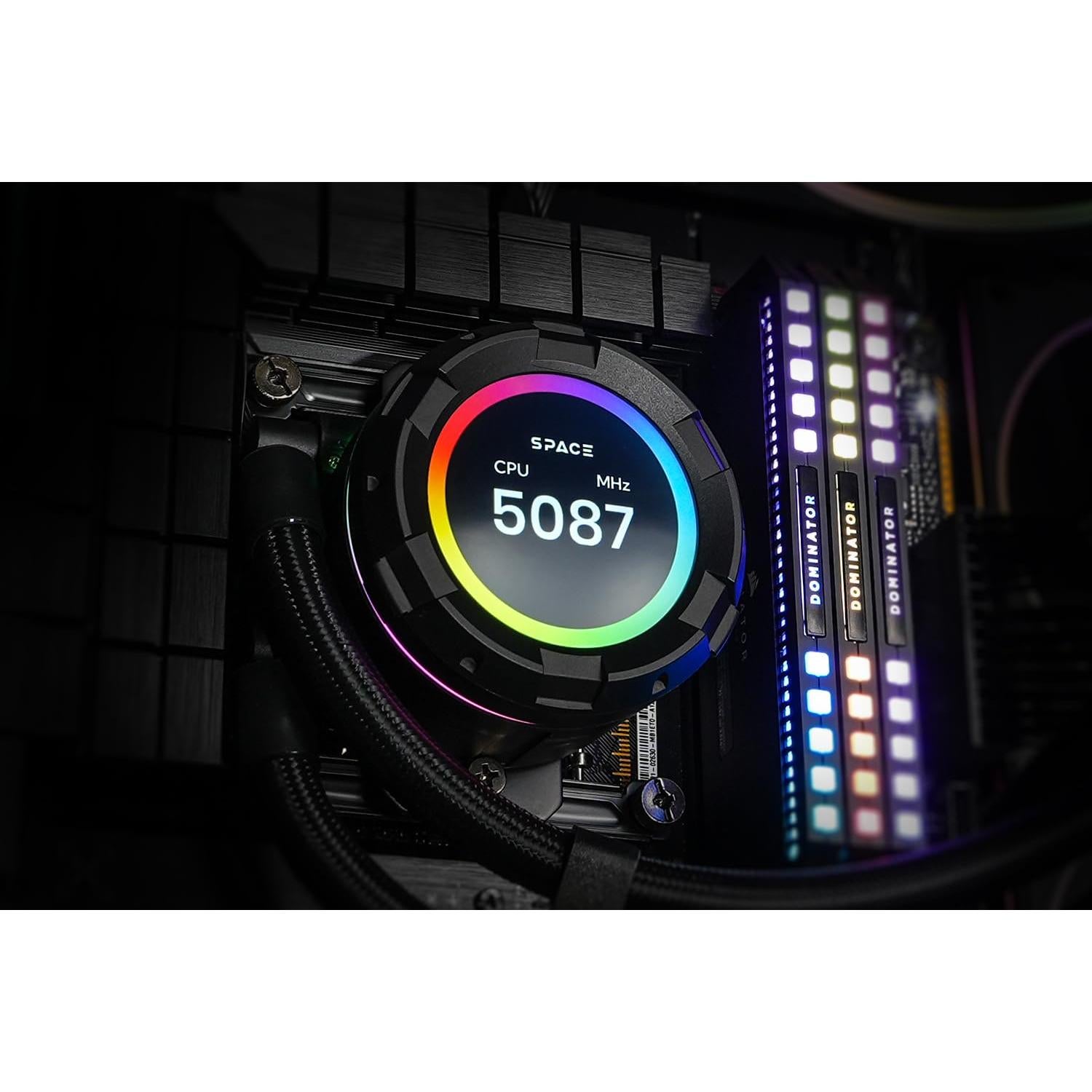 Enfriador Líquido AIO ID-COOLING SL240 240mm ARGB LCD 2.1"