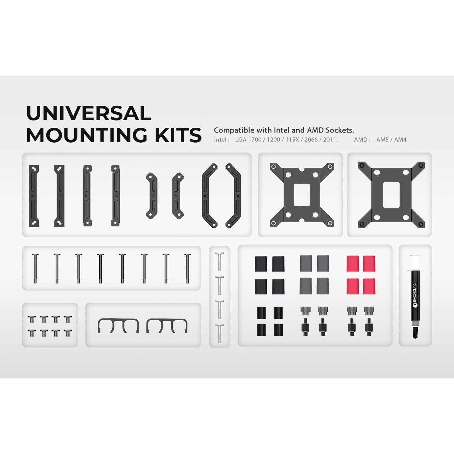 Enfriador Líquido AIO ID-COOLING SL240 240mm ARGB LCD 2.1"