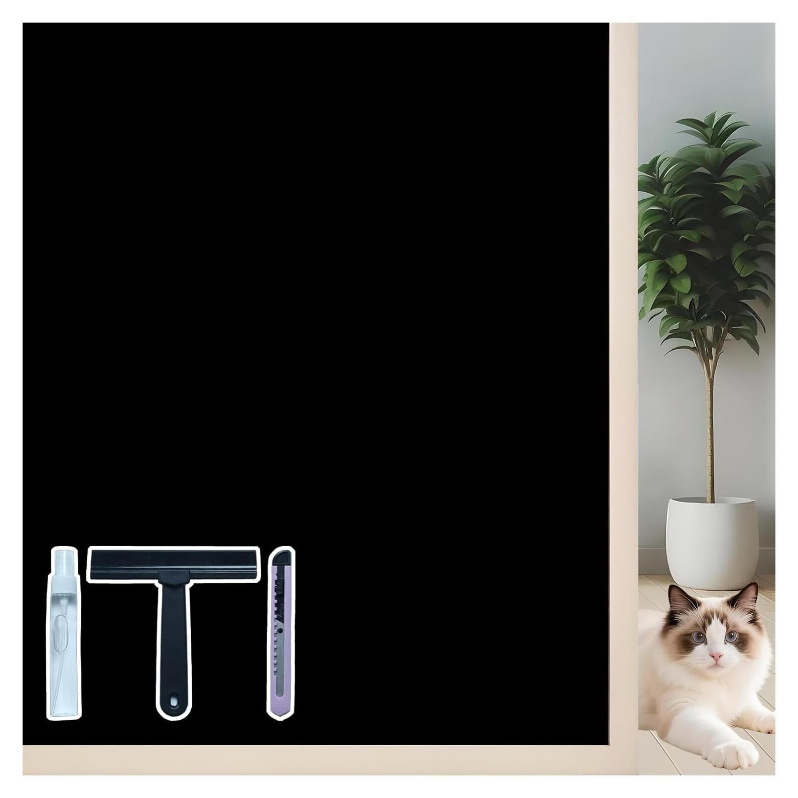 Película Blackout para Ventanas ZHMRROAD 44.5x200 cm Protección UV