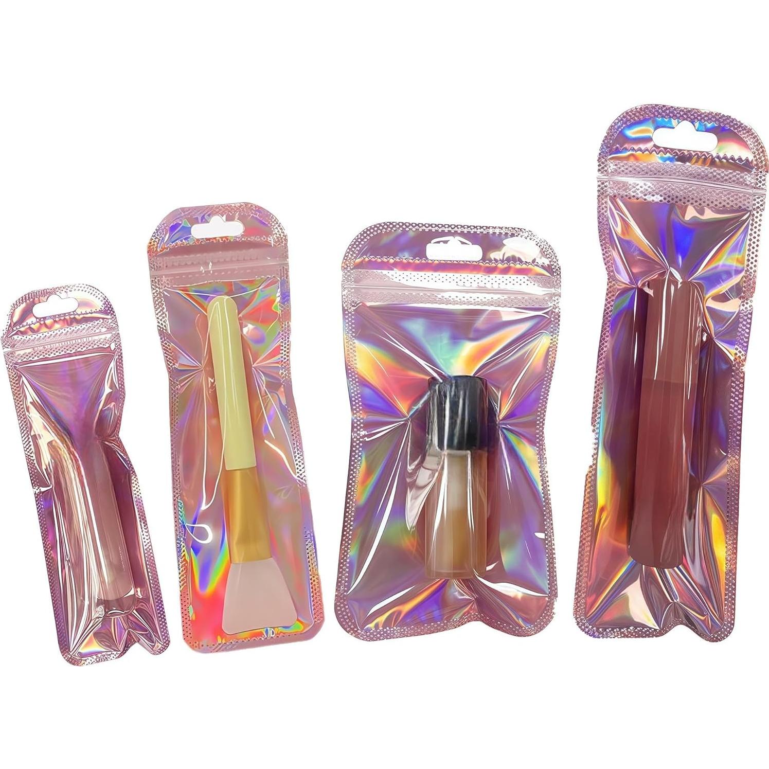 Bolsas de Plástico Holográficas Reutilizables FERENLI 100 Pcs