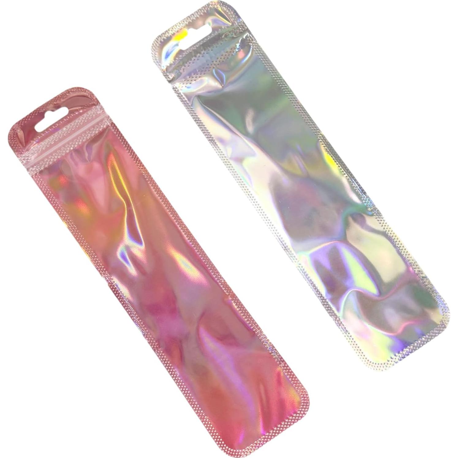 Bolsas de Plástico Holográficas Reutilizables FERENLI 100 Pcs