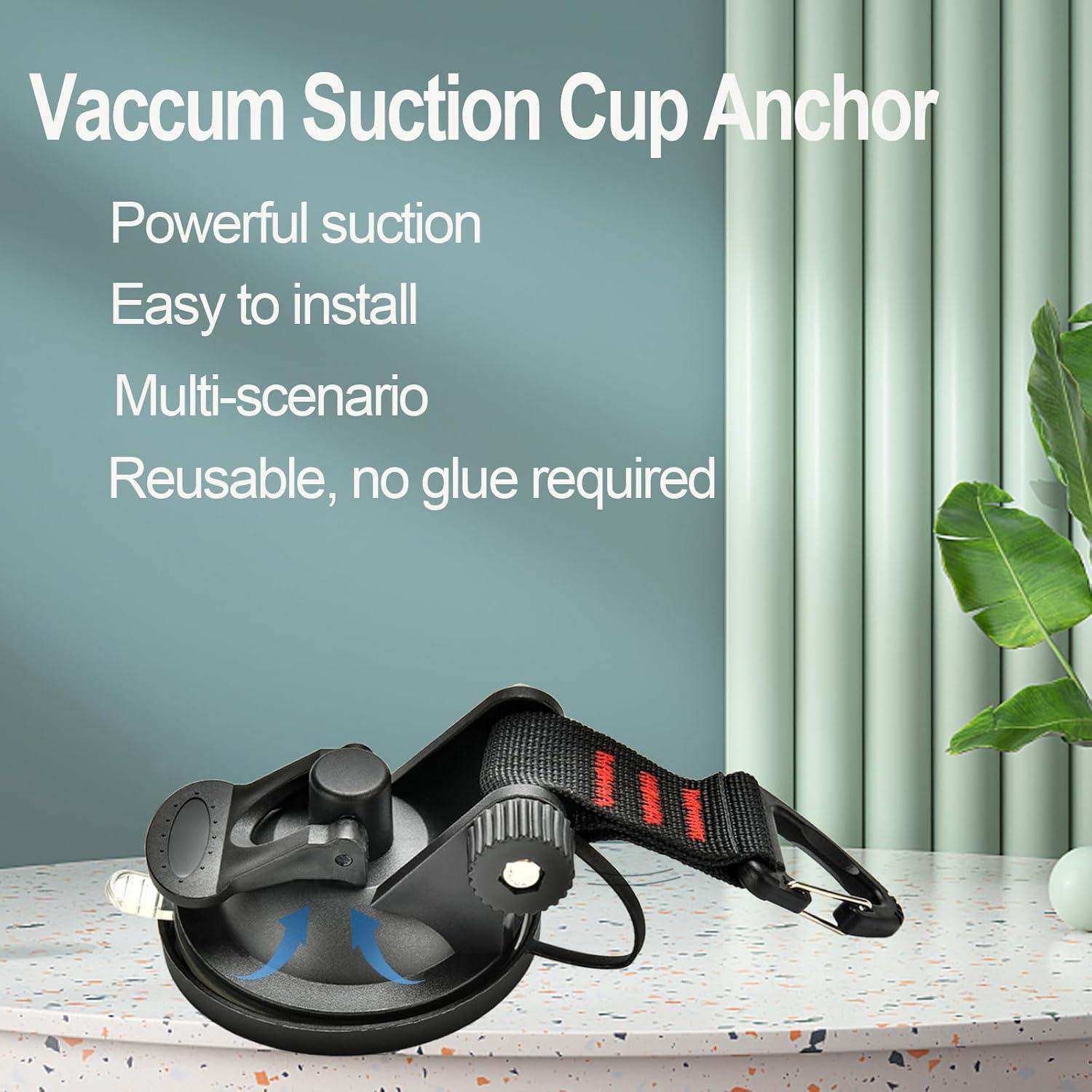 4 Ventosas de Alta Resistencia Pioleackflew para Camping 10 kg