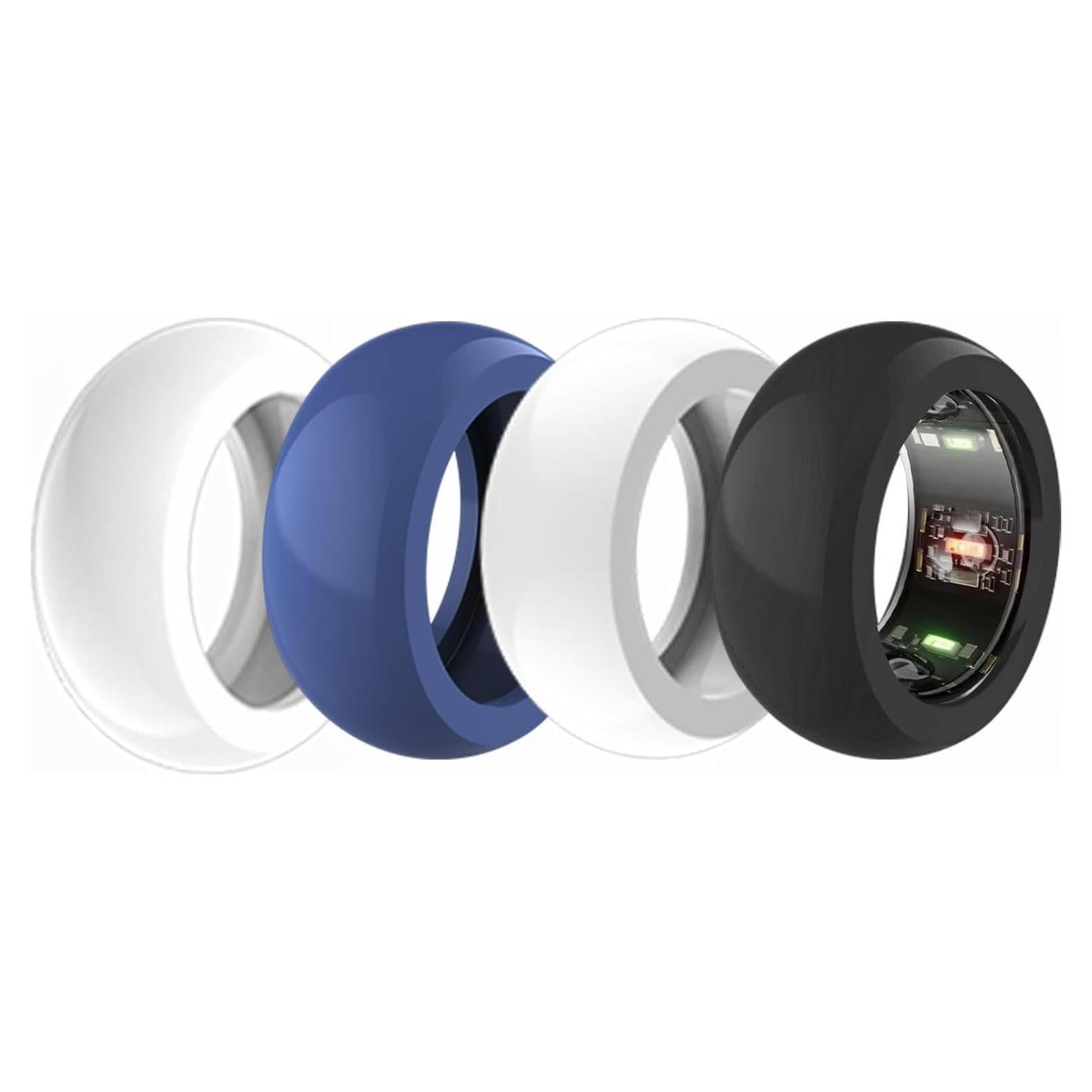 Funda de Silicona BO&DQQ para Anillo Oura Gen 3 - Paquete de 4