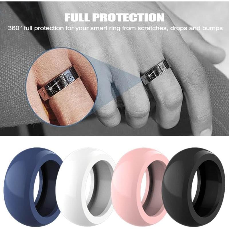 Funda de Silicona BO&DQQ para Anillo Oura Gen 3 - Paquete de 4