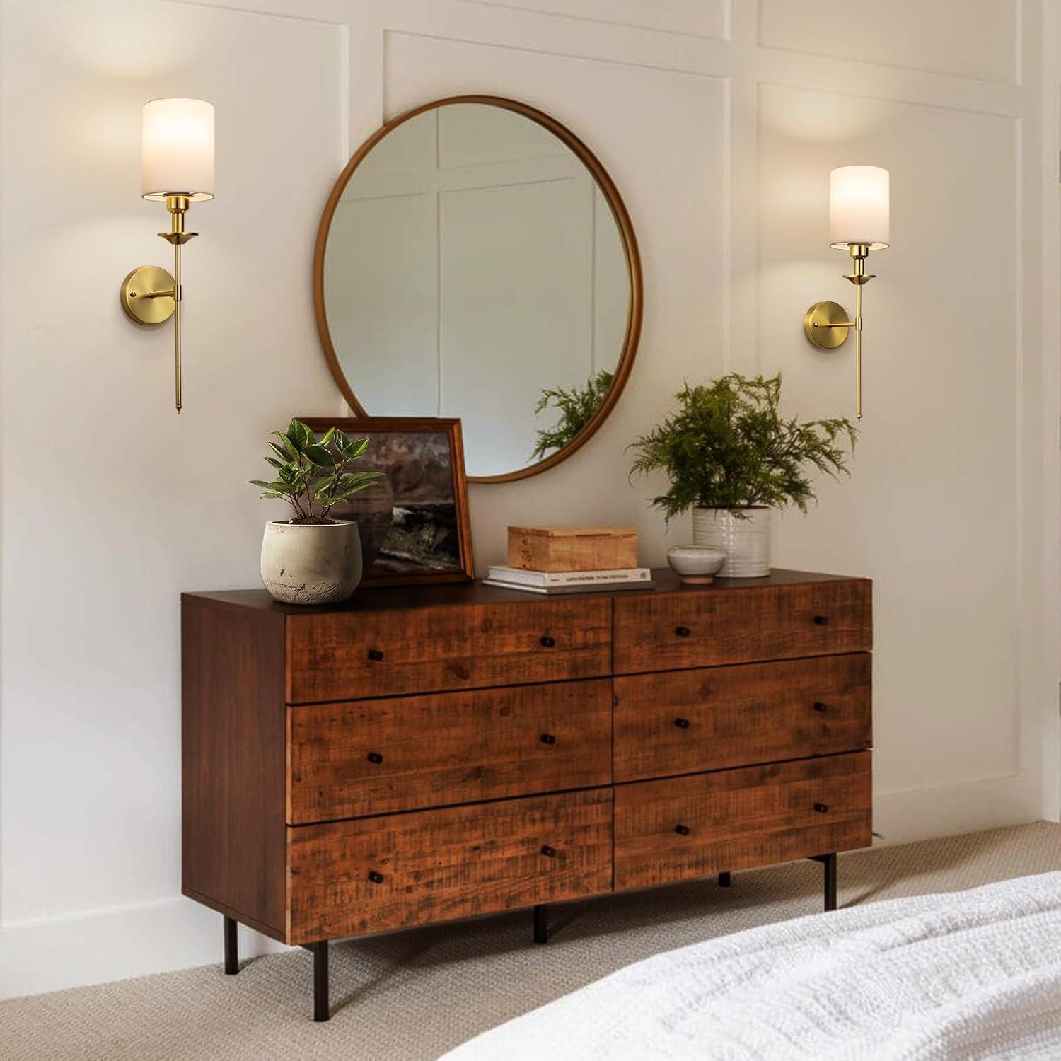 Juego de 2 Apliques de Pared Recargables Nooknova LED 5000mAh