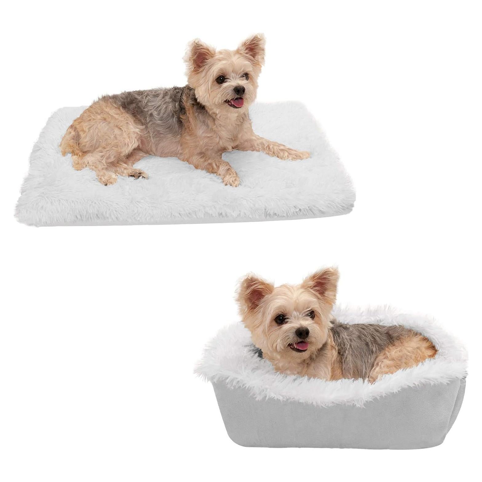 Cama Autocalentadora Furhaven para Gatos Pequeña - Plata