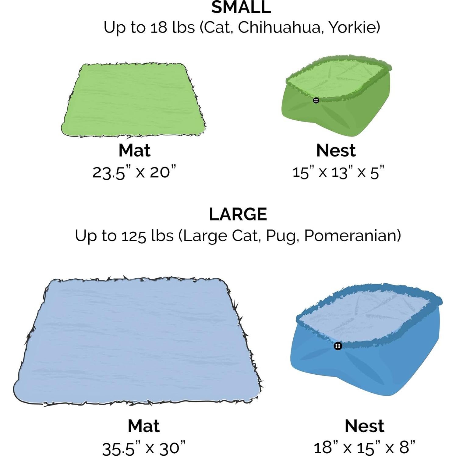 Cama Autocalentadora Furhaven para Gatos Pequeña - Plata