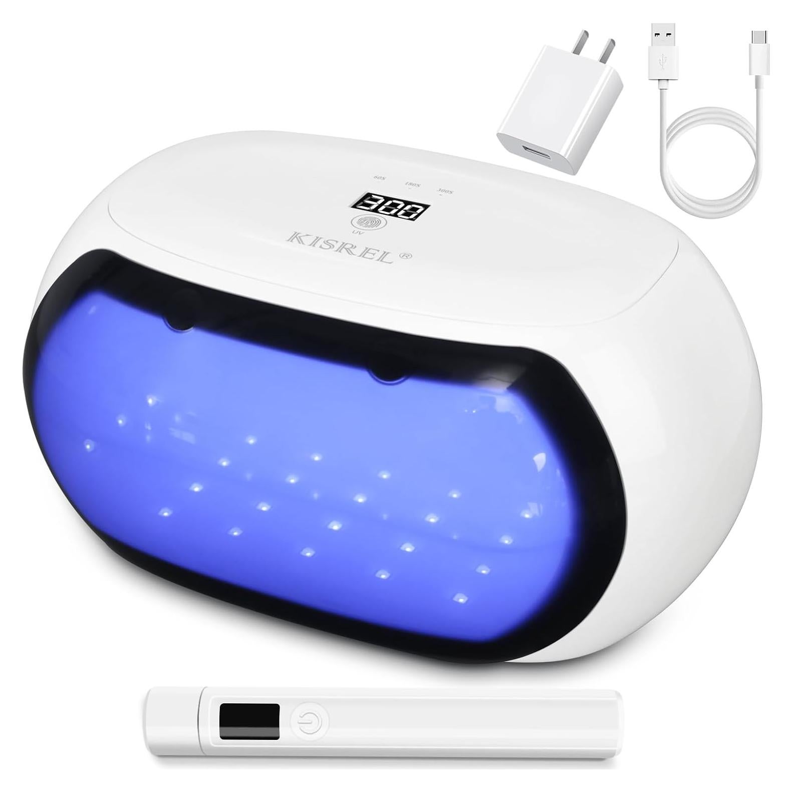 Lámpara UV para Resina 60W Doble Cara 56 LED Plegable