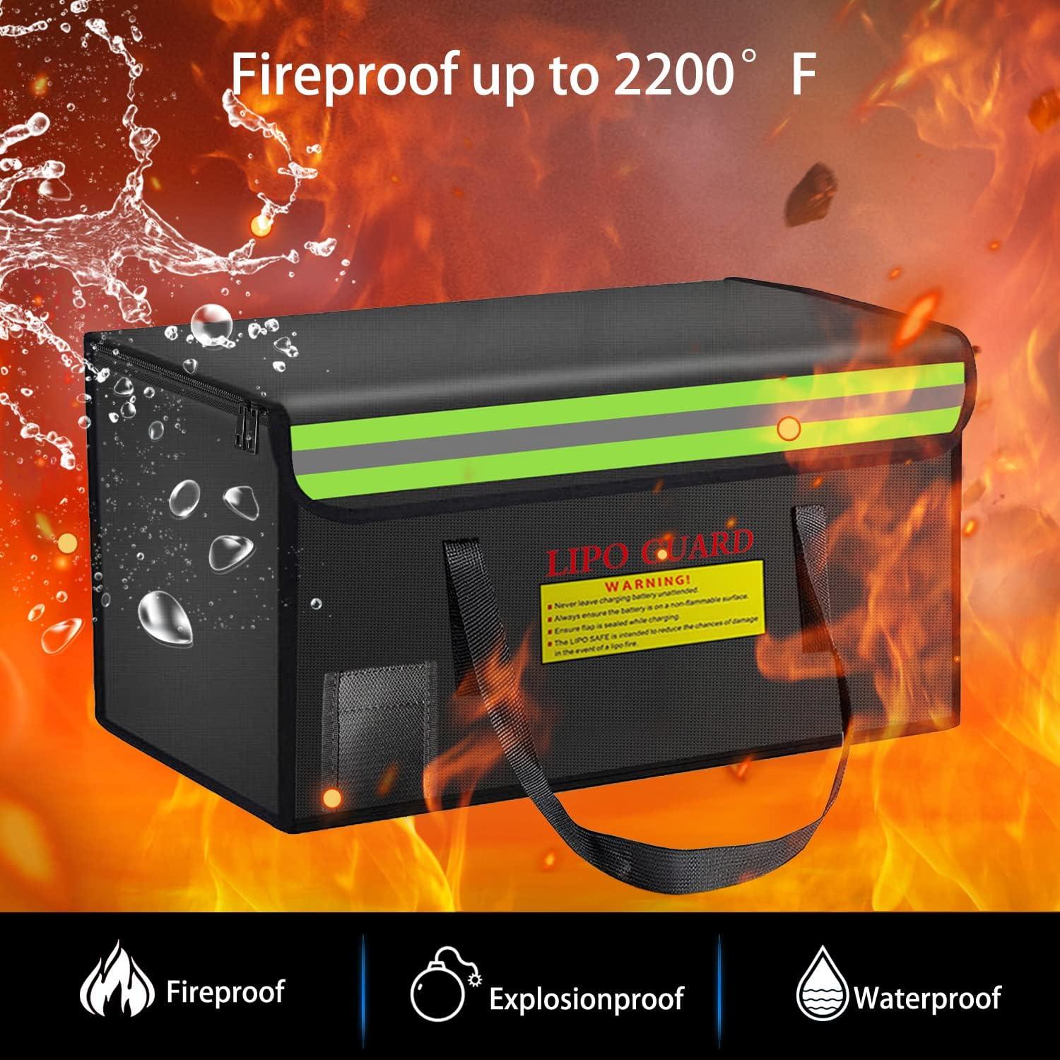 Bolsa de Seguridad para Baterías Lipo CNDHD 28x15x18cm