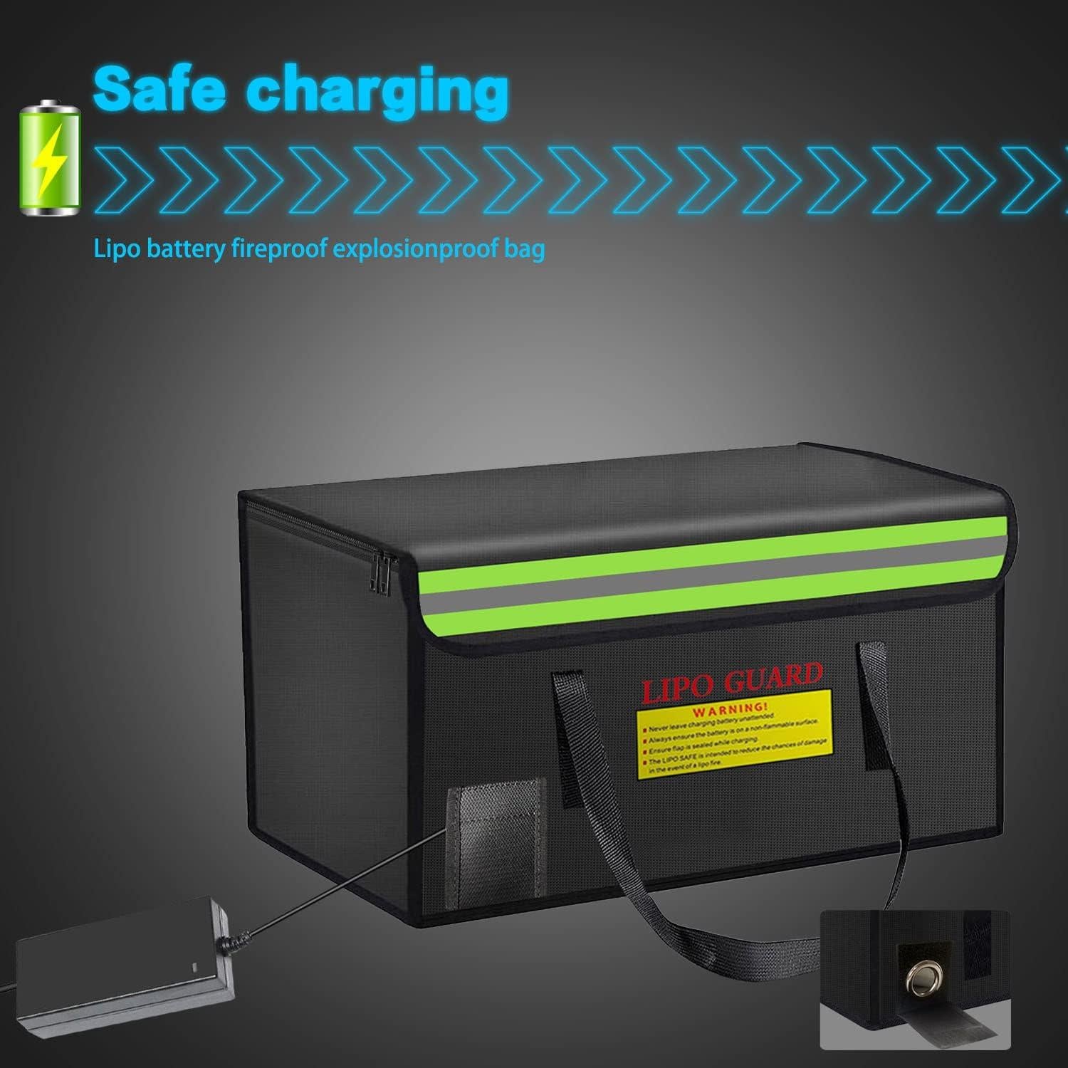 Bolsa de Seguridad para Baterías Lipo CNDHD 28x15x18cm