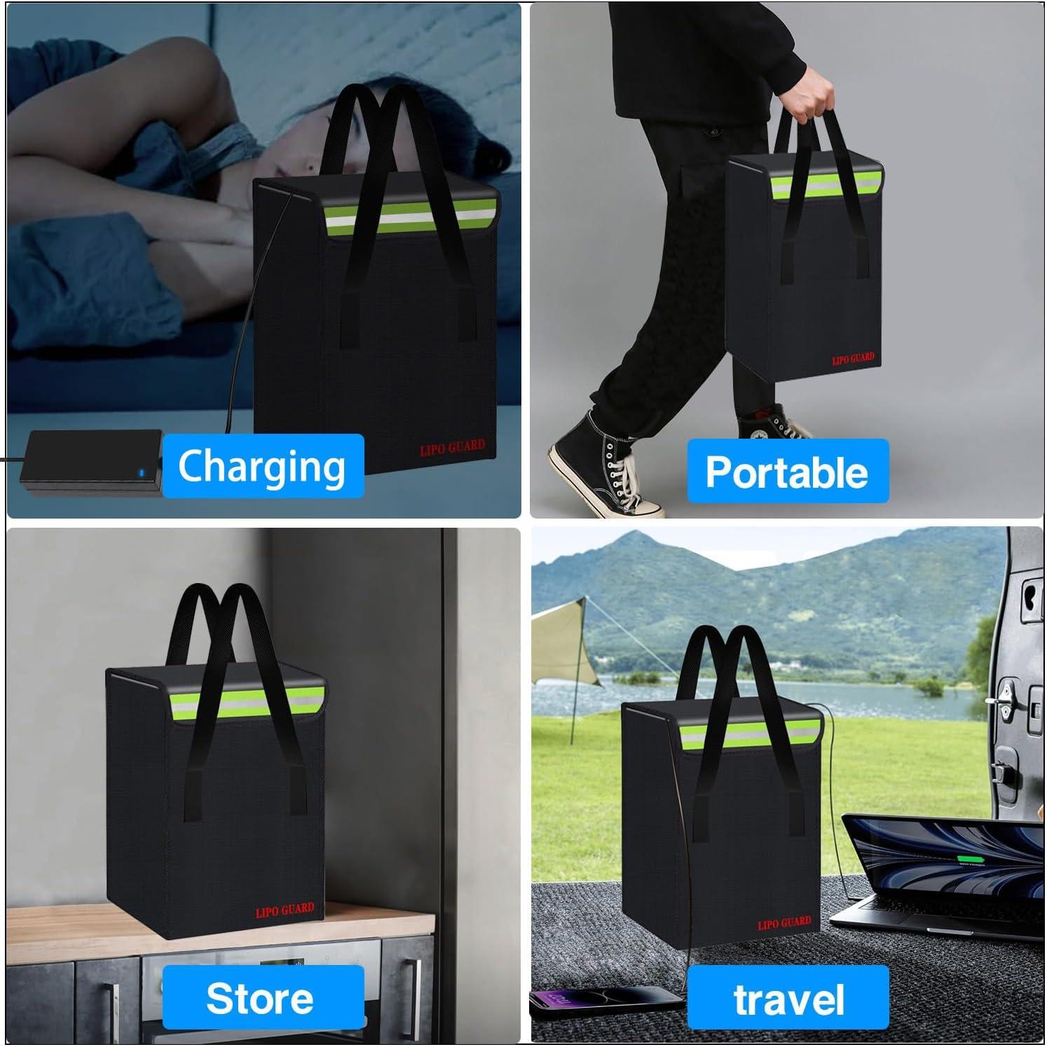 Bolsa de Seguridad para Baterías Lipo CNDHD 28x15x18cm