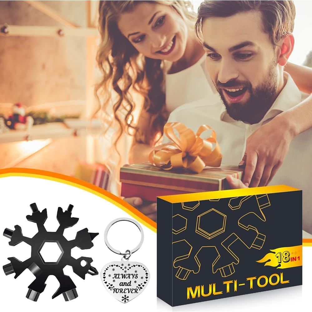 Herramienta Multiuso 18 en 1 Sixmill Negra para Hombres