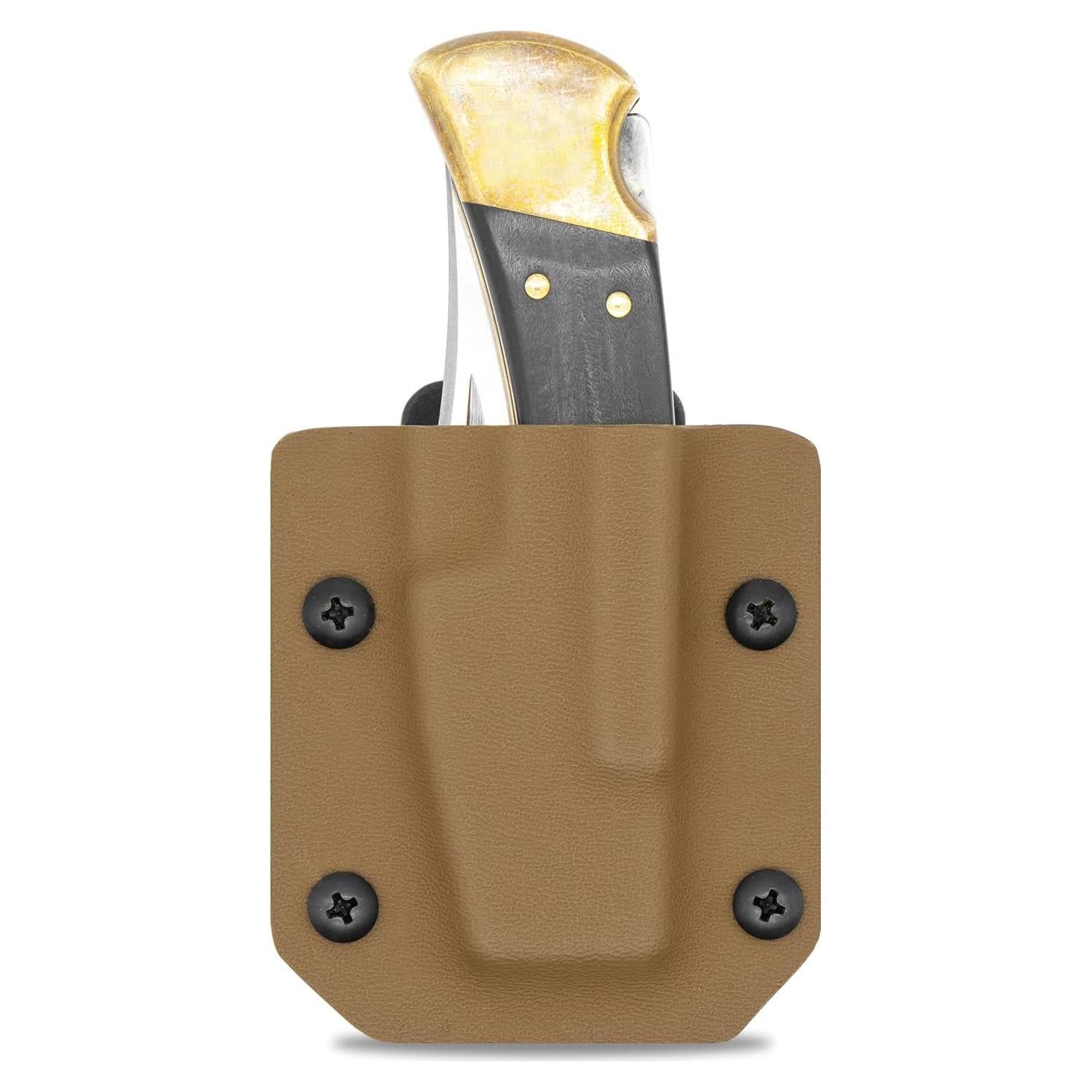 Funda Kydex Clip & Carry para Cuchillo Buck 110/112 - Marrón