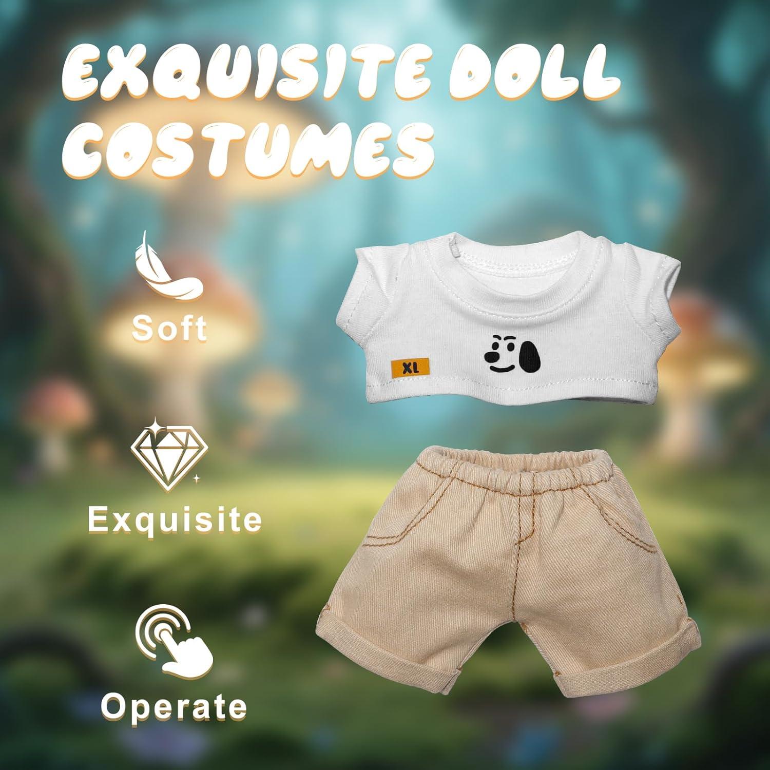 Conjunto Ropa Muñecas 17cm Sudadera y Pantalones Genérico