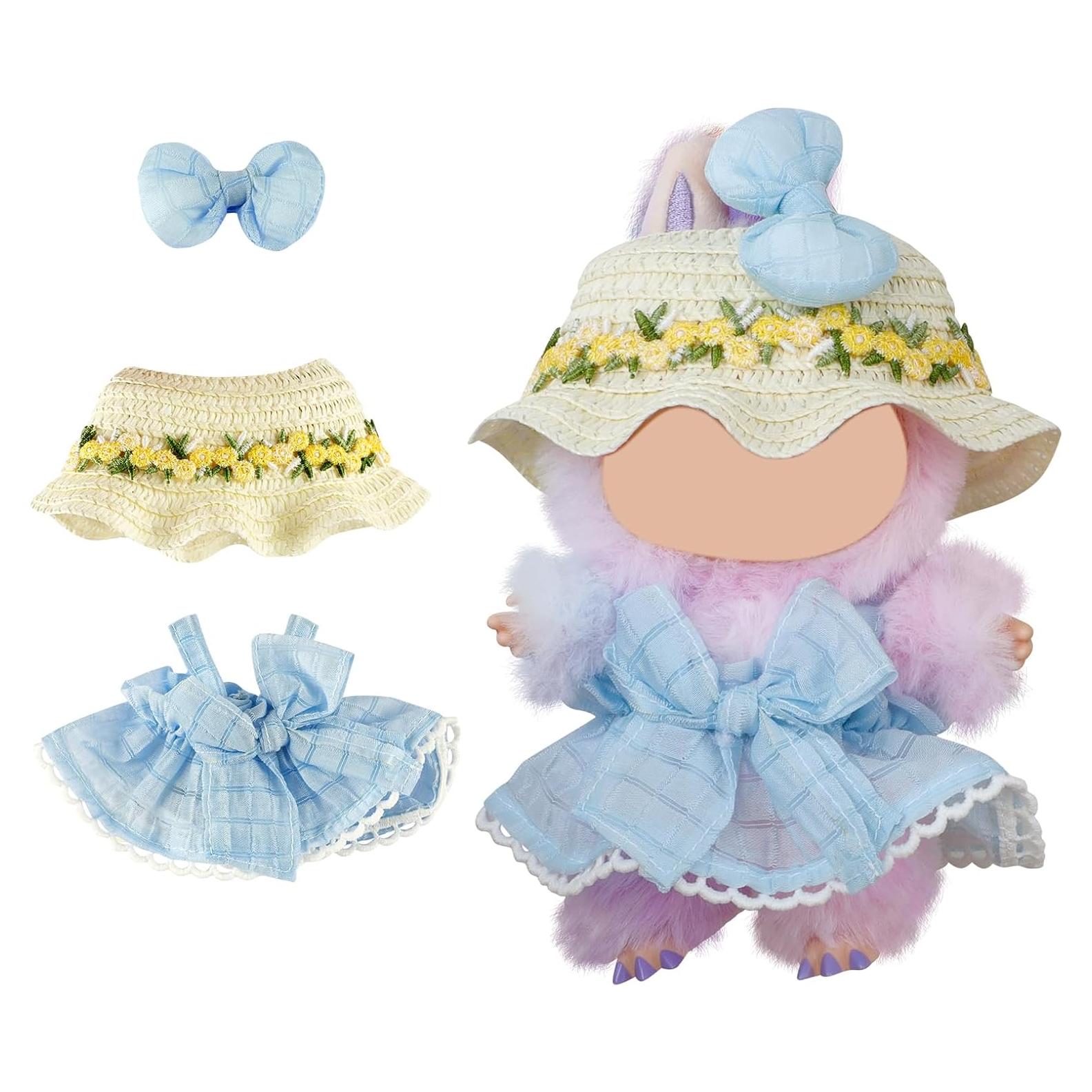 Conjunto de Ropa para Muñeca Ziqody - 3 Piezas Hechas a Mano
