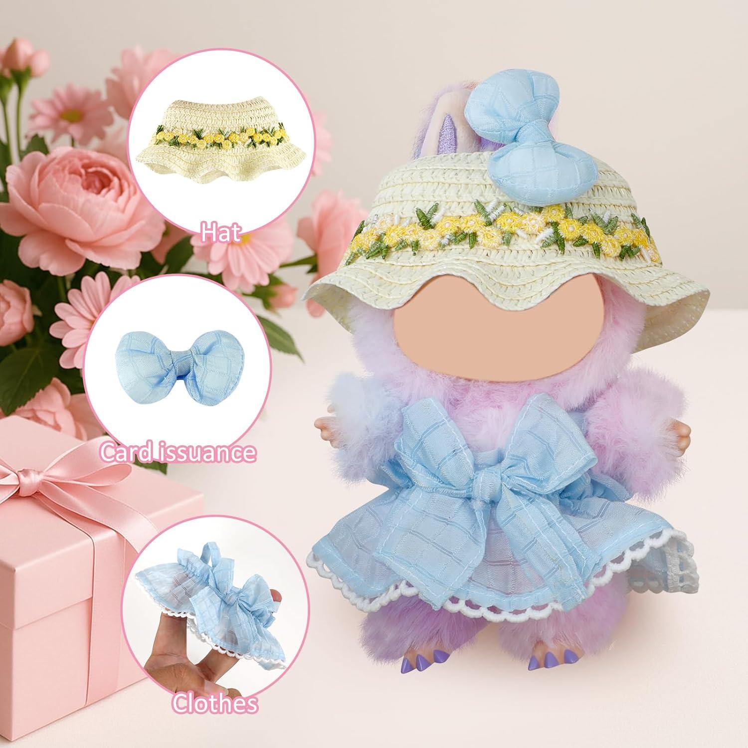 Conjunto de Ropa para Muñeca Ziqody - 3 Piezas Hechas a Mano