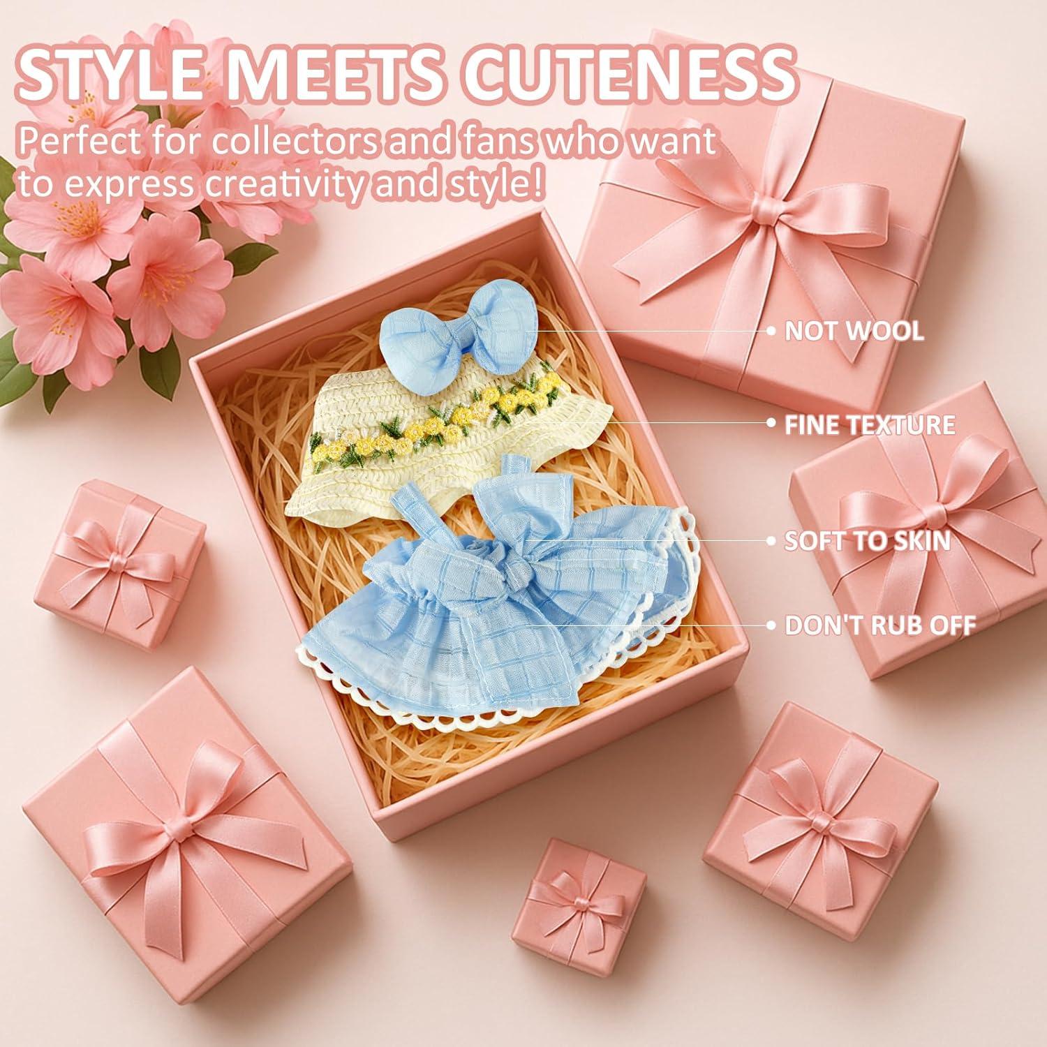 Conjunto de Ropa para Muñeca Ziqody - 3 Piezas Hechas a Mano