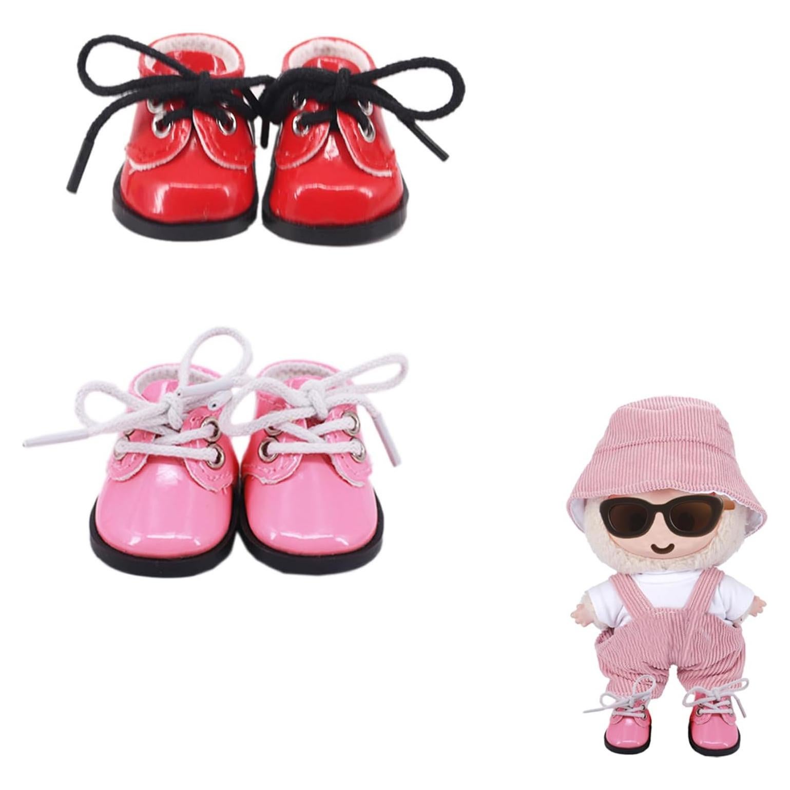 Mini Zapatos de Muñeca BJD 1/8 MM MEGIJAAKI - 2 Pares