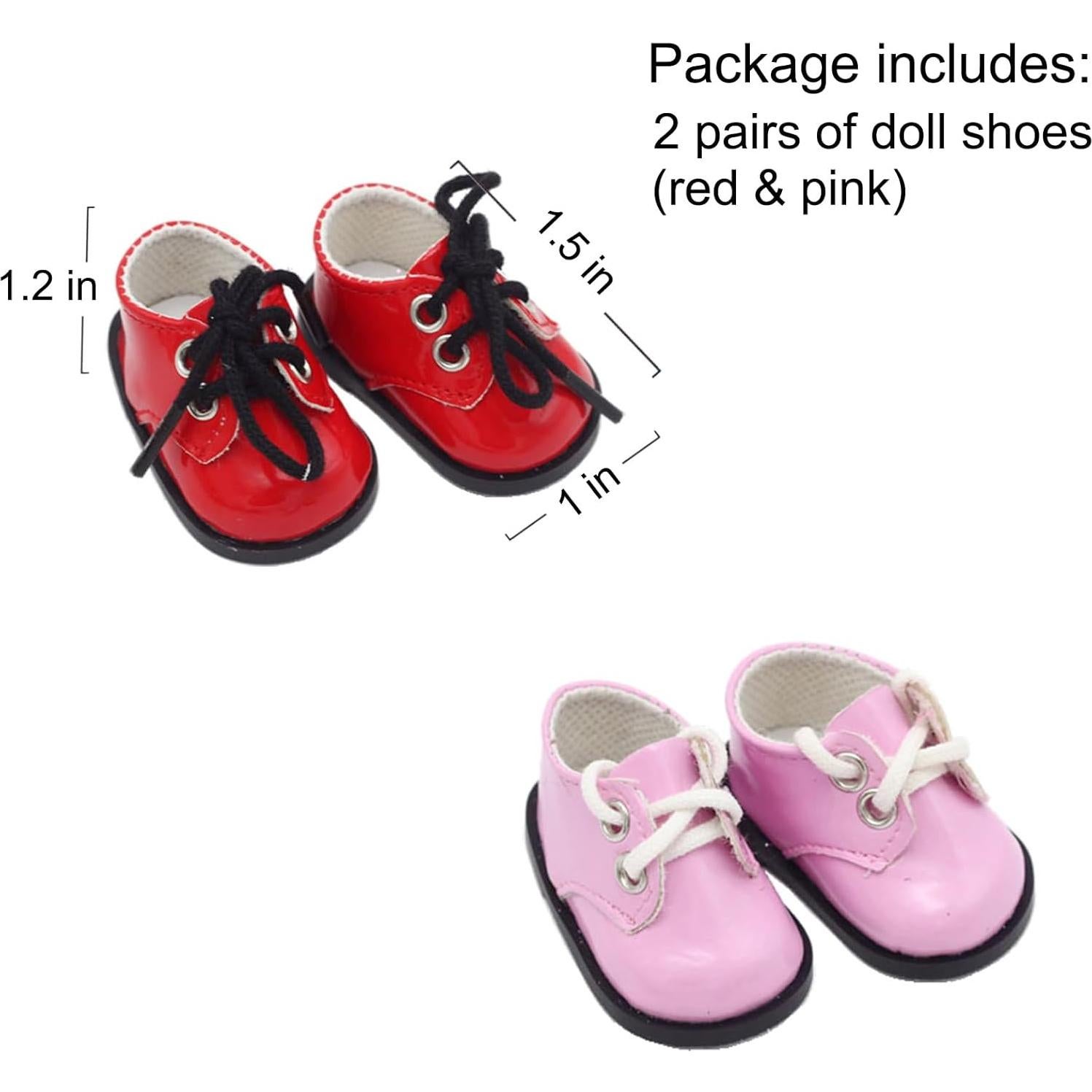 Mini Zapatos de Muñeca BJD 1/8 MM MEGIJAAKI - 2 Pares