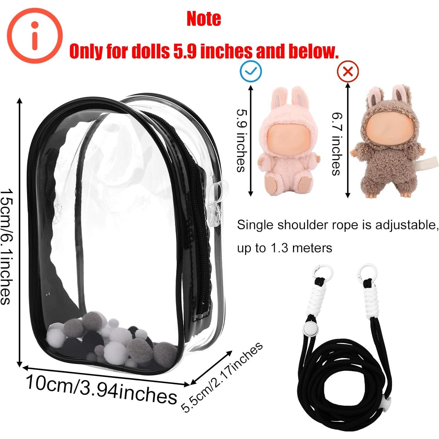 Estuche Protector para Muñecas de Peluche Tinoaly 15cm PVC