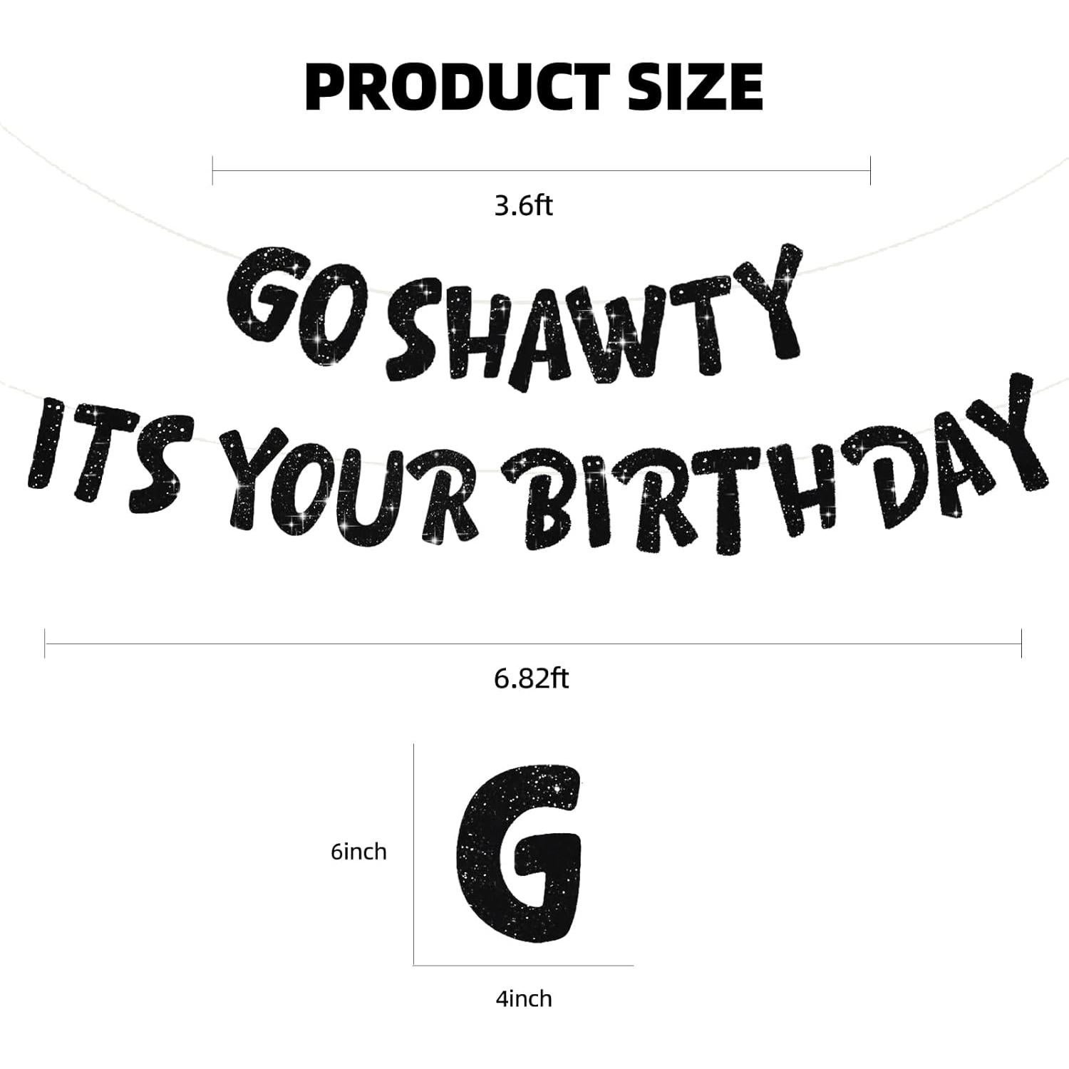 Banner Feliz Cumpleaños BEISHIDA Negro Brillante 2 Piezas