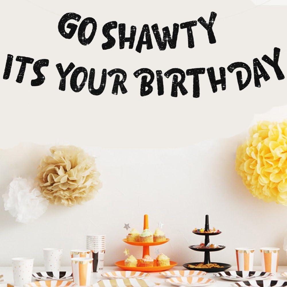 Banner Feliz Cumpleaños BEISHIDA Negro Brillante 2 Piezas