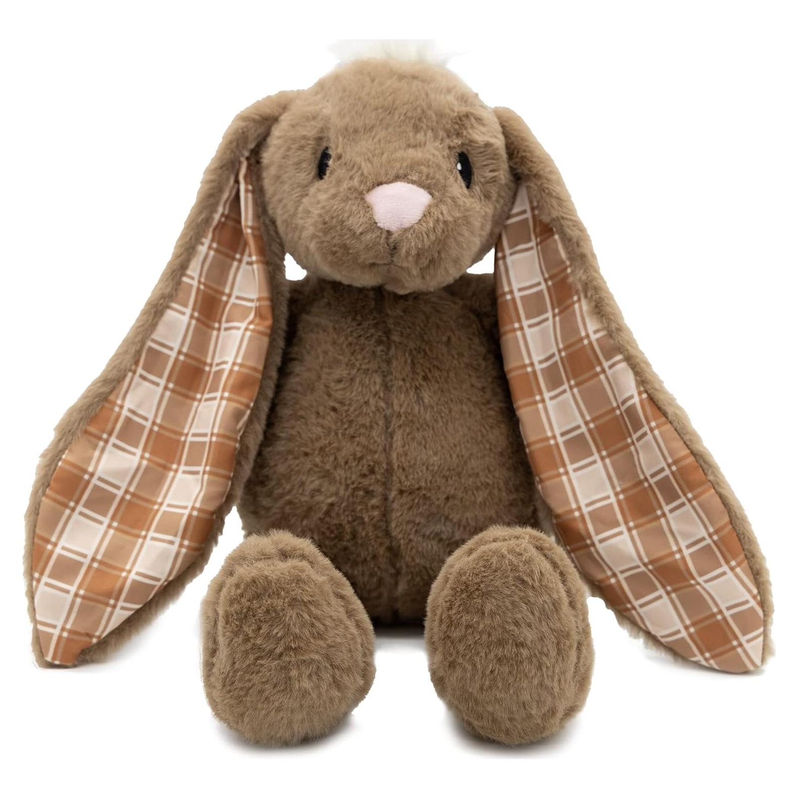 Conejo de Peluche Plushible Marrón 35.56 cm Suave para Niños