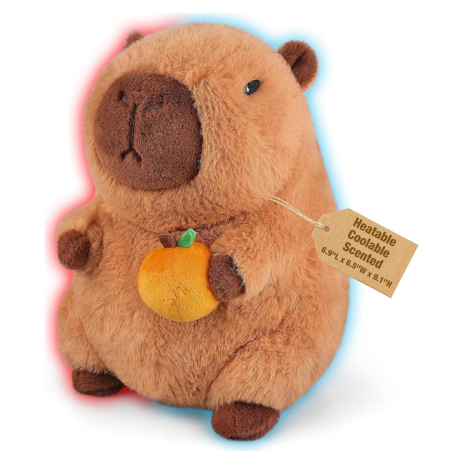 Almohadilla Térmica Capibara Bobbie & Laxi 0.68 kg Naranja