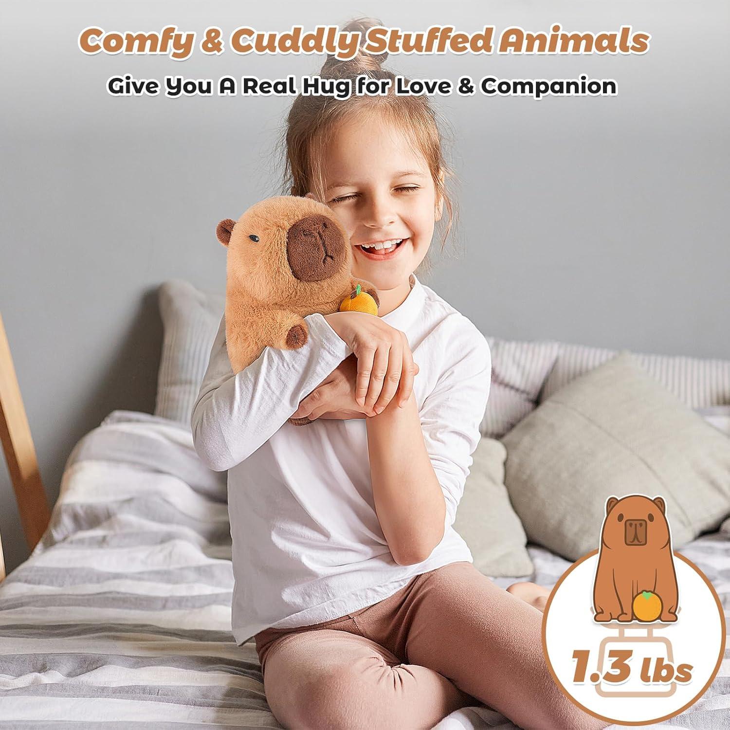 Almohadilla Térmica Capibara Bobbie & Laxi 0.68 kg Naranja