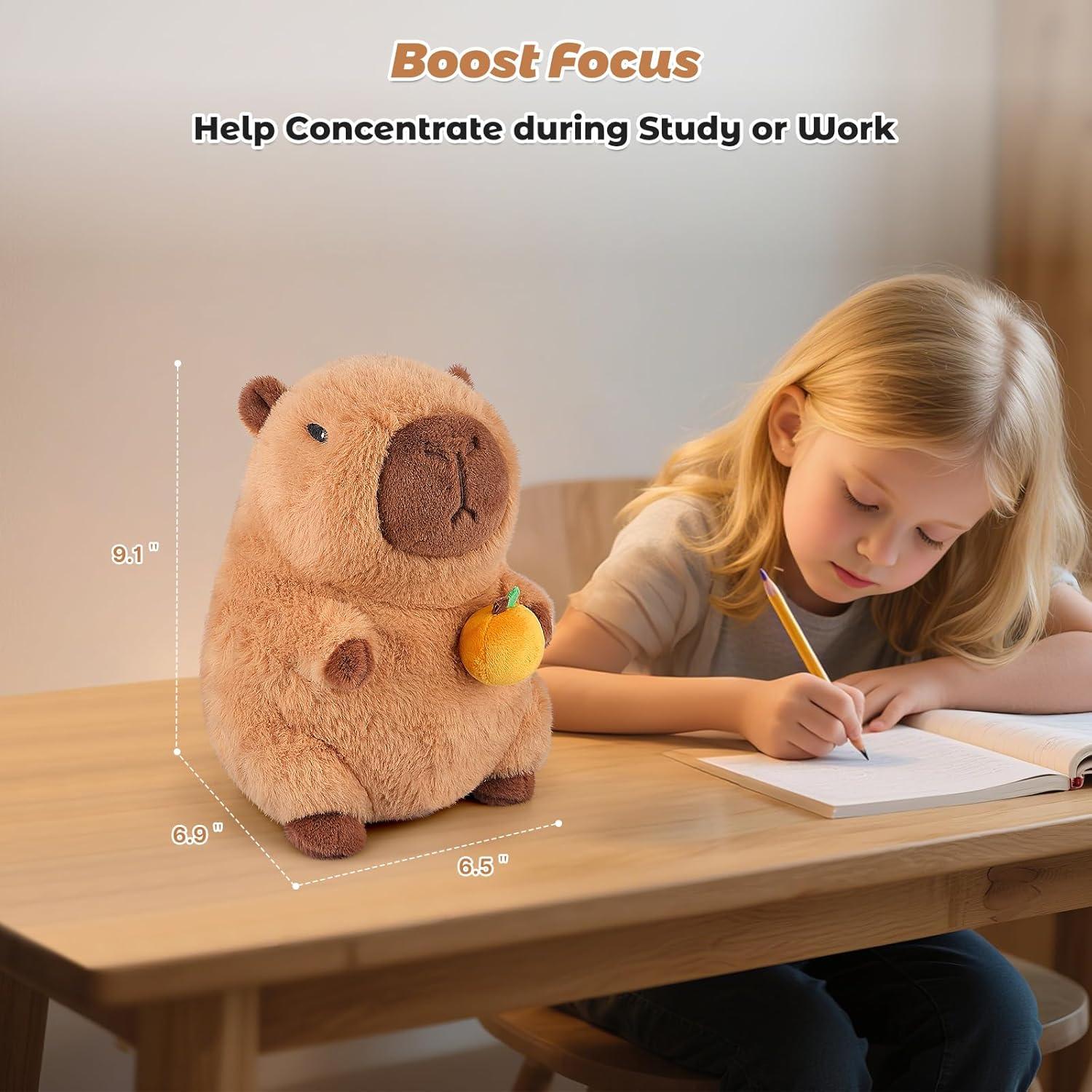 Almohadilla Térmica Capibara Bobbie & Laxi 0.68 kg Naranja