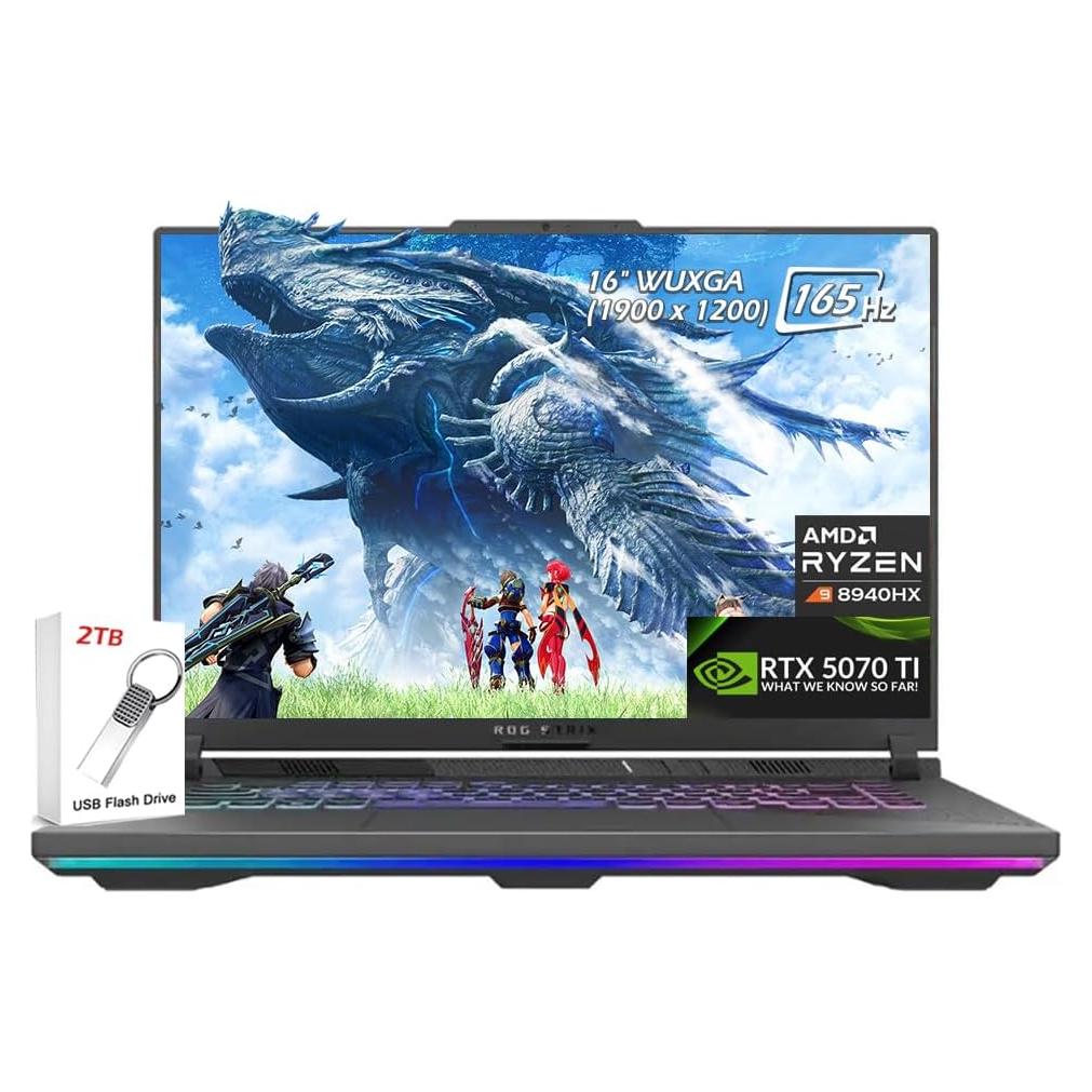 Laptop ASUS ROG Strix G16 16" FHD 165Hz Ryzen 9 8940HX 16GB 1TB SSD
