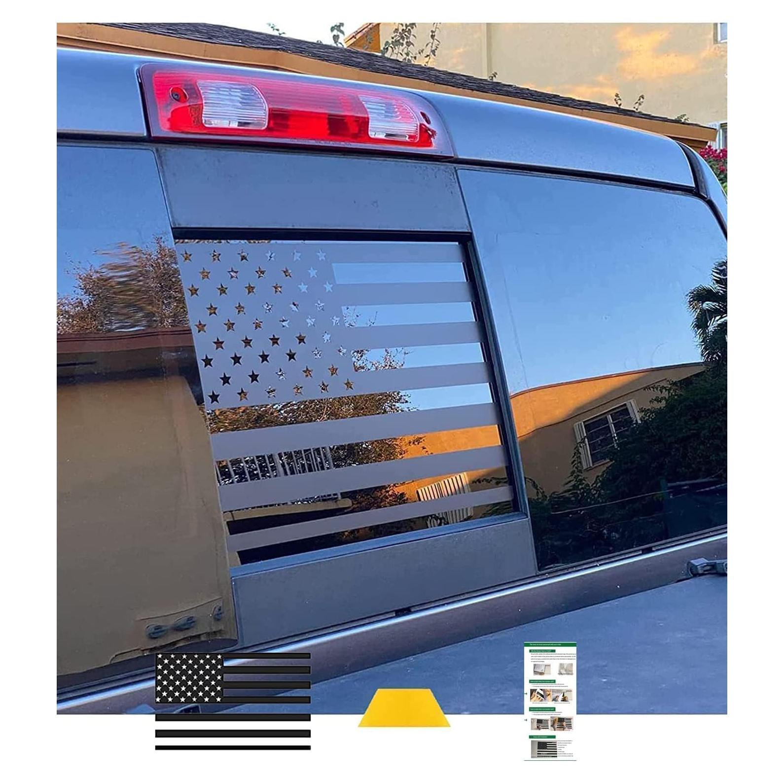 Calcomanía de Bandera Americana Xinghe para Chevy Silverado 2019-2023