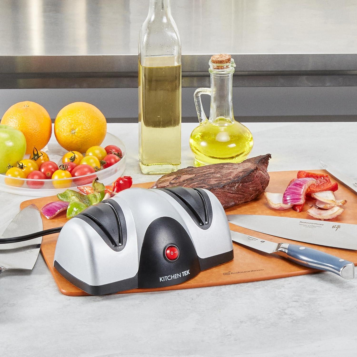 Afilador de cuchillos eléctrico Kitchen Tek 2 etapas 19 cm