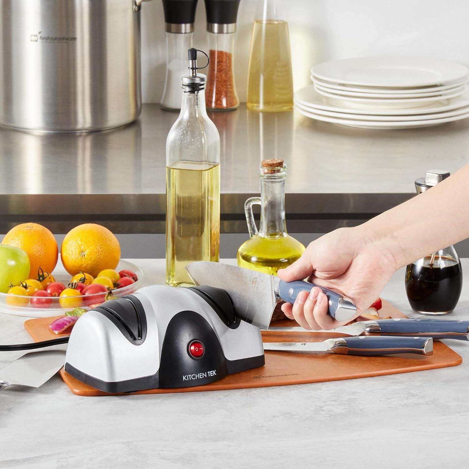 Afilador de cuchillos eléctrico Kitchen Tek 2 etapas 19 cm